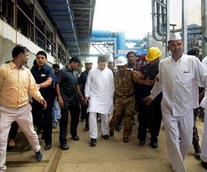 NTPC boiler blast: Rahul Gandhi visits accident site in Rae Bareli