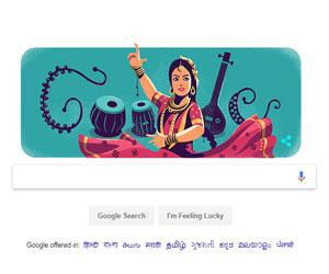 Google Doodle dedicated to Sitara Devi on her 97th birth anniversary