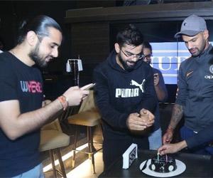 Virat Kohli throws a party for Indian teammates at his restaurant. See photos