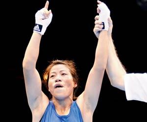 Mary Kom clinches gold at Asian Championships