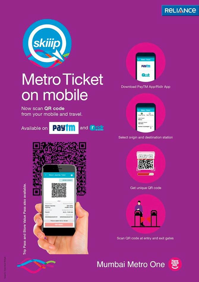 single trip metro ticket
