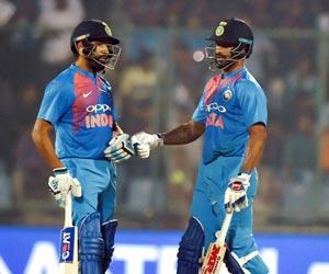 IND Vs NZ: Rohit Sharma, Shikhar Dhawan fifties star in India's 53 run win