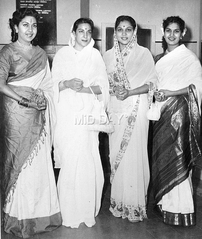 Neelam, Nargis, Nirupa Roy and Shyama