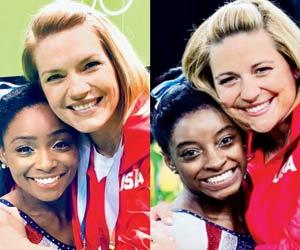 Simone Biles and coach look strikingly similar to actresses playing them