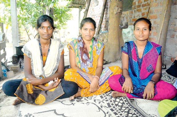 Manisha Gangade, Ruchita Mali and Manisha Usara are contemplating dropping out of their BA course because of lack of support from the government.