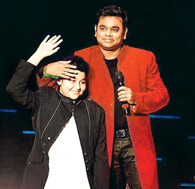 AR Rahman with son AR Ameen, 14