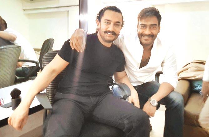 Aamir Khan and Ajay Devgn