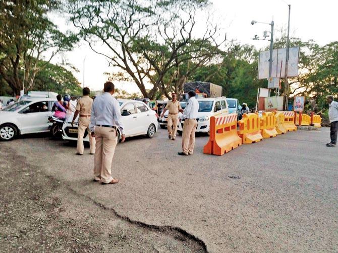 The Aarey police have posted several cops near the Metro III site following the protest that took place on Wednesday