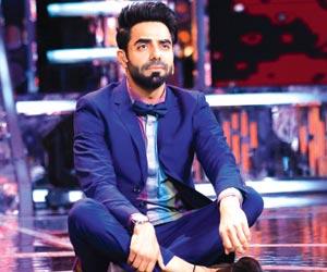 Oops! Aparshakti Khurana dozes off in the middle of a show