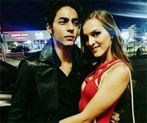 Is the lady in Aryan Khan's viral photo a classmate of his?