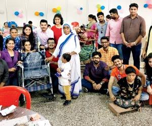 Youngsters bring light to children at an NGO on Diwali