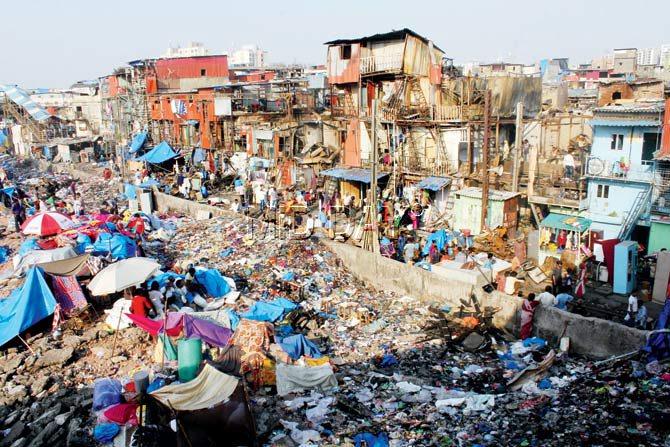 Several slum dwellers who lost their shanties in Thursday