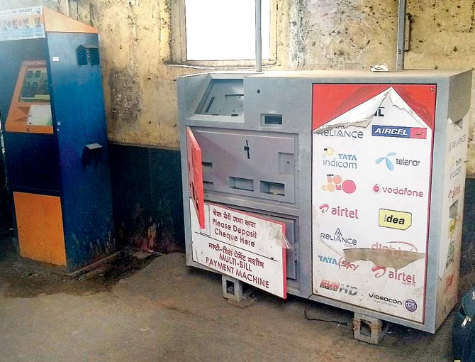 The bill-pay kiosks have been lying unused for last one year