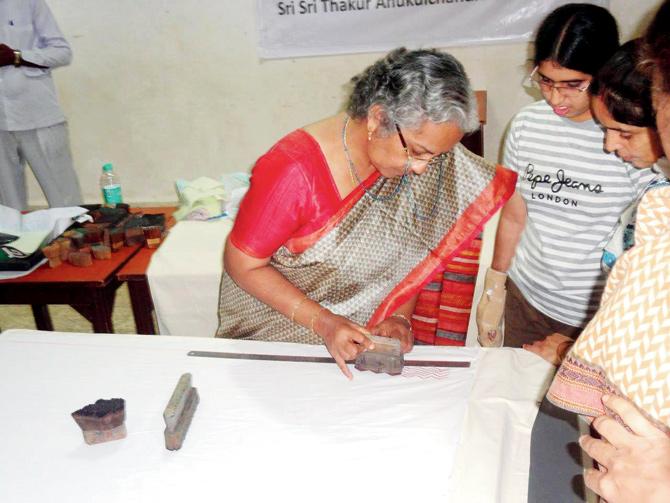 Rao regularly conducts block printing workshops