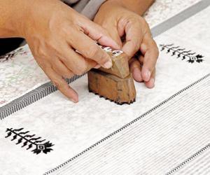 Sign up for a block printing workshop and celebrate traditional Indian motifs