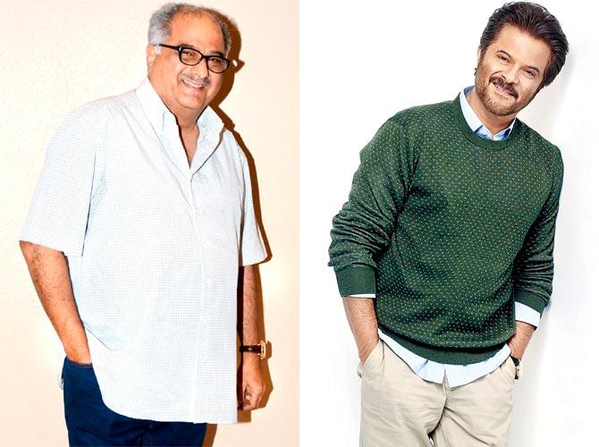 Boney Kapoor and brother Anil Kapoor
