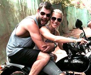 Chris Hemsworth feels lucky to have a supporting wife