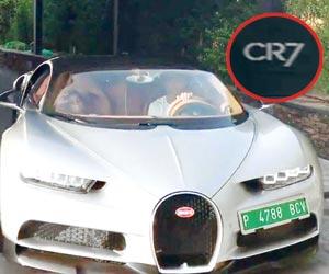 Cristiano Ronaldo now owns a personalised CR7 Bugatti Chiron