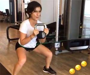 Fatima Sana Shaikh is sweating it out for 'Thugs Of Hindostan'