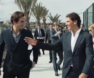 Roger Federer congratulates Rafael Nadal on anniversary of tennis academy