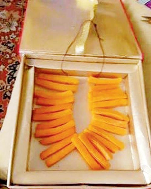 The 24-carrot necklace