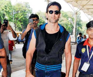Hrithik Roshan, ex-wife Sussanne Khan and kids spotted at Mumbai airport