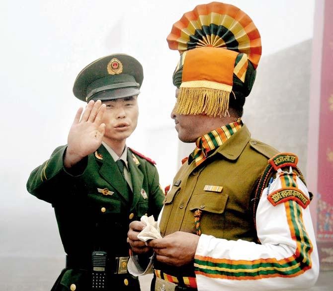 Chinese military analysts say that India and China should sign a new boundary convention in the Sikkim sector. File pic