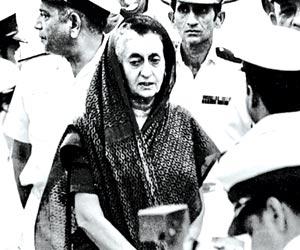 Rare moments of former Indian Prime Minister Indira Gandhi's trips to Mumbai
