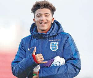 U-17 World Cup: England squad train hard sans star winger Sancho