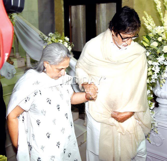 Amitabh Bachchan with wife Jaya