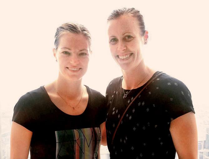 Danish lesbian stars Christinna Pedersen and Kamilla Rytter Juhl