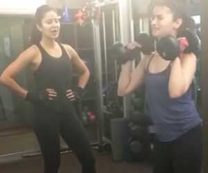Oops! Katrina Kaif gives Alia Bhatt a hard time in gym