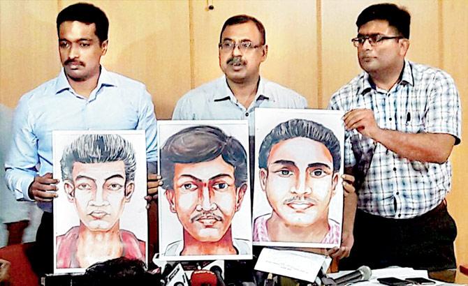 Although there are two suspects in the Gauri Lankesh (below) murder case, The SIT has released three sketches, based on the accounts of two witnesses. Over 200 people have been questioned. Pic/PTI