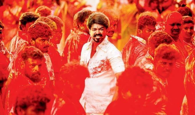 A still from the Vijay-starrer, Mersal, which has made PM Modi squirm so much that his state unit has gone after the actor in the true BJP manner