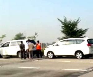 Watch video: Cars in Mohan Bhagwat's convoy hit each other