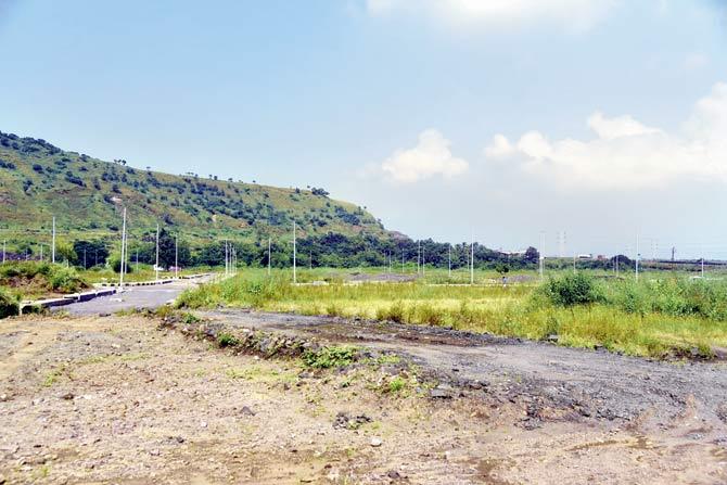 The plot on which the Navi Mumbai airport will come up