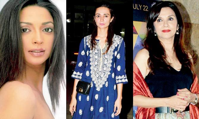 Neha Dubey, Ira Dubey and Lilette Dubey