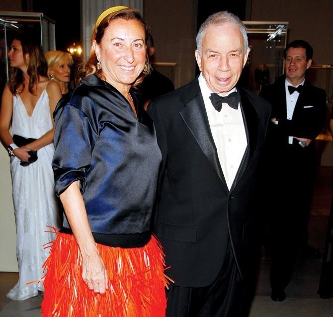 This photo from May 7, 2007, shows Muccia Prada and S I Newhouse attending The Costume Institute Gala in honour of ‘Poiret: King of Fashion’ at The Metropolitan Museum of Art, New York City. Pics/Getty Images