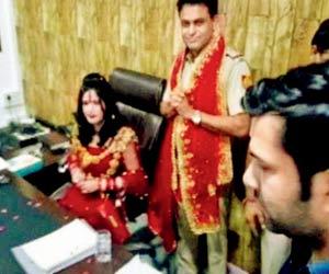 Radhe Maa goes to police station in Delhi, lands cops in trouble