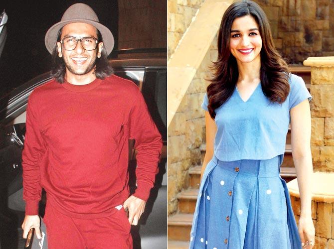 Ranveer Singh and Alia Bhatt