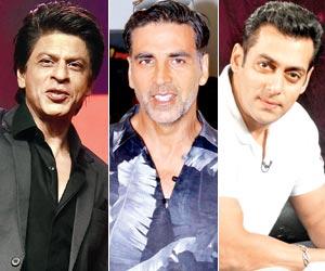 Shah Rukh Khan: Not competing with Akshay or Salman