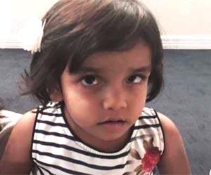 Watch Video: Sherin Mathews' father saw her choke on milk and die