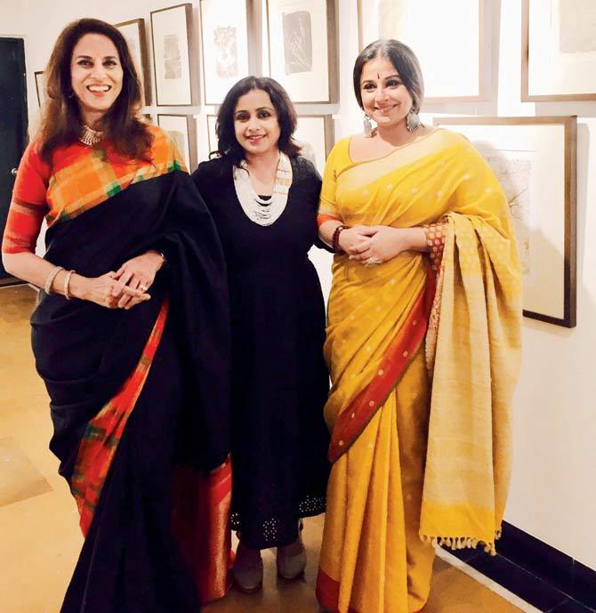 Shobhaa De, Milee Ashwarya and Vidya Balan