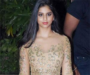 Suhana Khan glitters in sheer net gold dress at Gauri Khan's Halloween bash