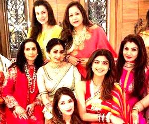 Shilpa Shetty, Sridevi, Raveena Tandon turn heads at Anil Kapoor's Karva Chauth bash