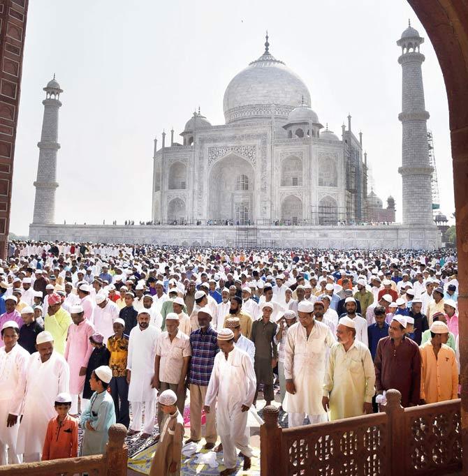 The beauty of the Taj Mahal does not take away from the beauty of other historic buildings in India - to the intelligent person I mean. Representation pic/AFP