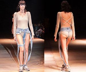 Watch video: Thong jeans are the latest weird fashion trend