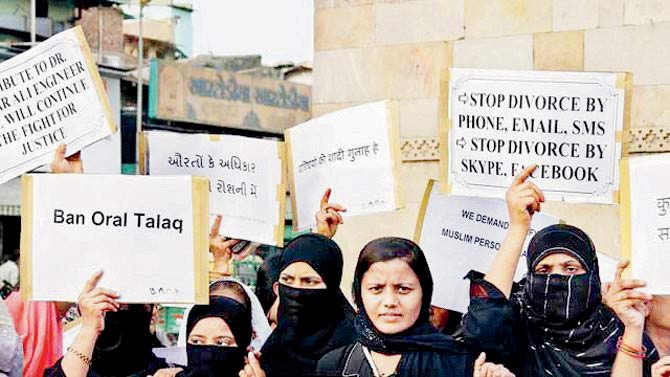 During the meeting, the IMSD delegation even pointed out to the Commissioner of Police that given the definition of domestic violence, triple talaq does fall within its ambit. File pic