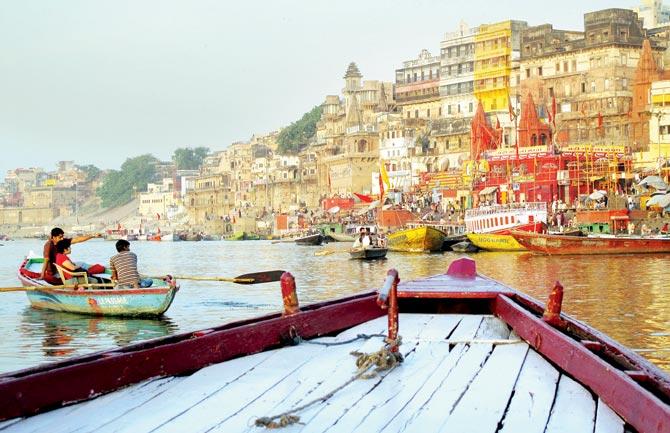 Varanasi at dawn. Pic/Victor Mallet