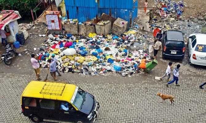 Most societies and establishments in the city have cited a number of issues in initiating BMC’s waste management plan. File pic